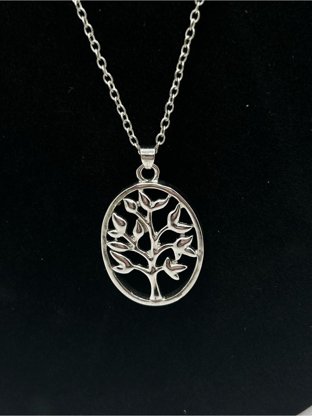 Family My Pride and Joy Tree of Life Pendant Necklace Silver Tone